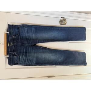 PAIGE Men's Federal Slim Straight Fit Jeans Size 34x37ish Blue Fairchild Stretch